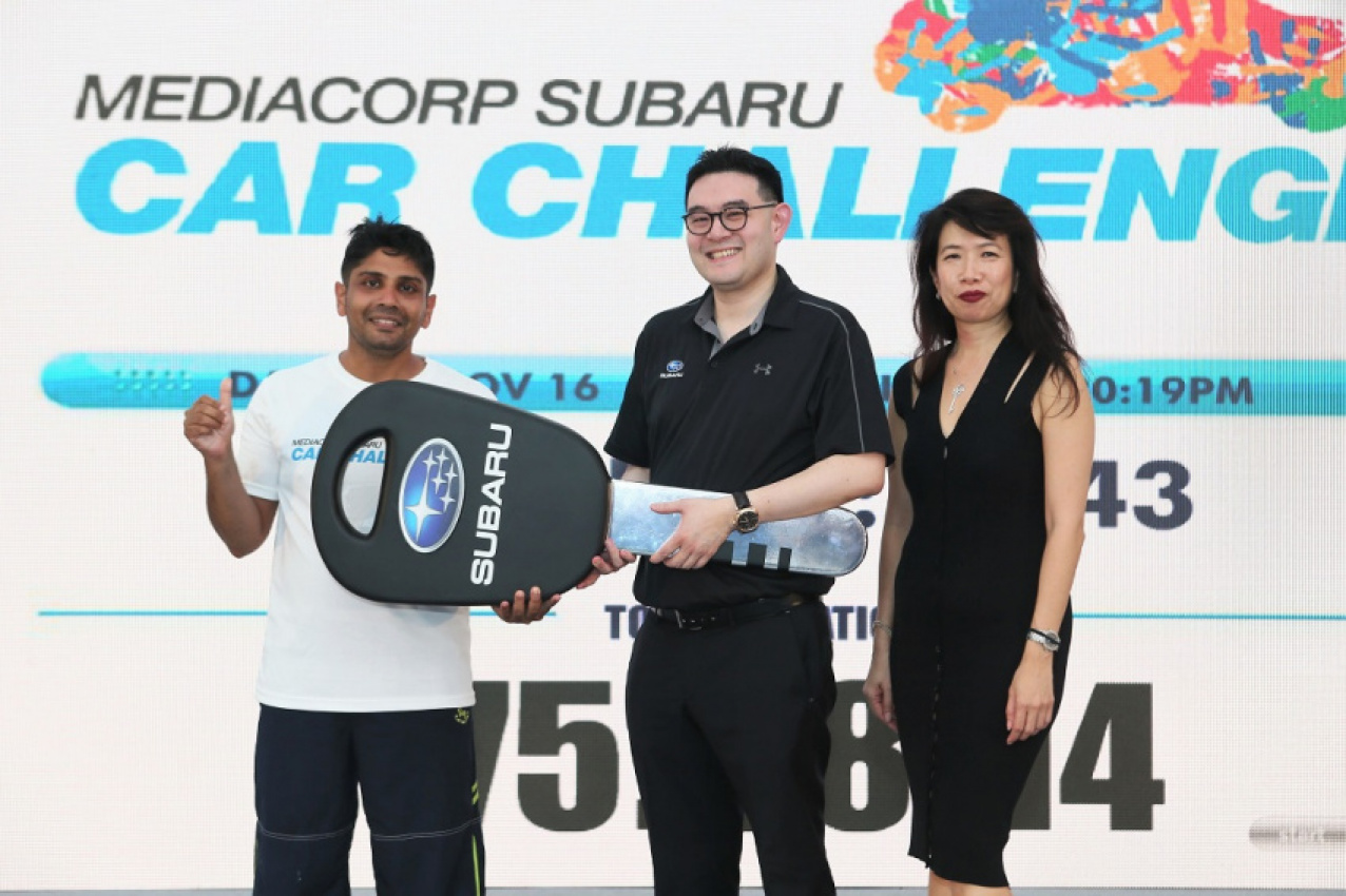 autos, car brands, cars, subaru, long-time contestant finally wins a subaru
