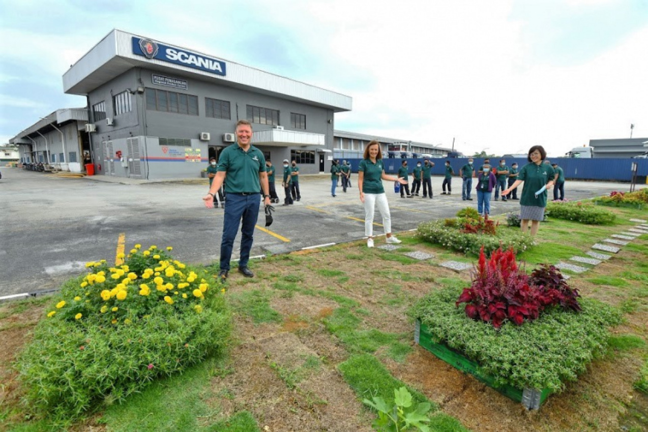 autos, cars, commercial vehicles, malaysia, scania, scania malaysia, scania regional product centre, scania southeast asia, scania regional product centre in port klang shows initiative in preserving the environment