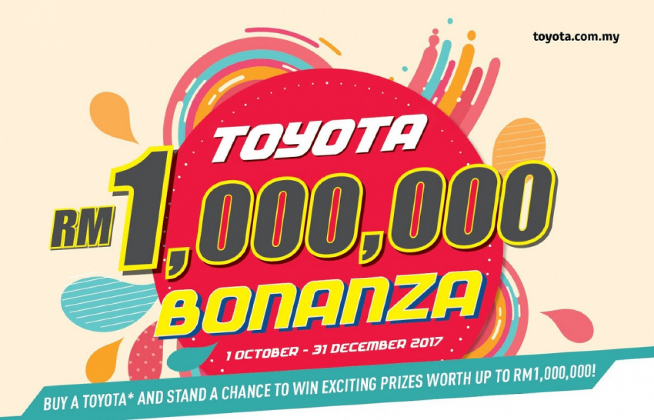 autos, car brands, cars, toyota, umw toyota motor, umwt, umw toyota offers rm1,000,000 bonanza – until 31 december 2017