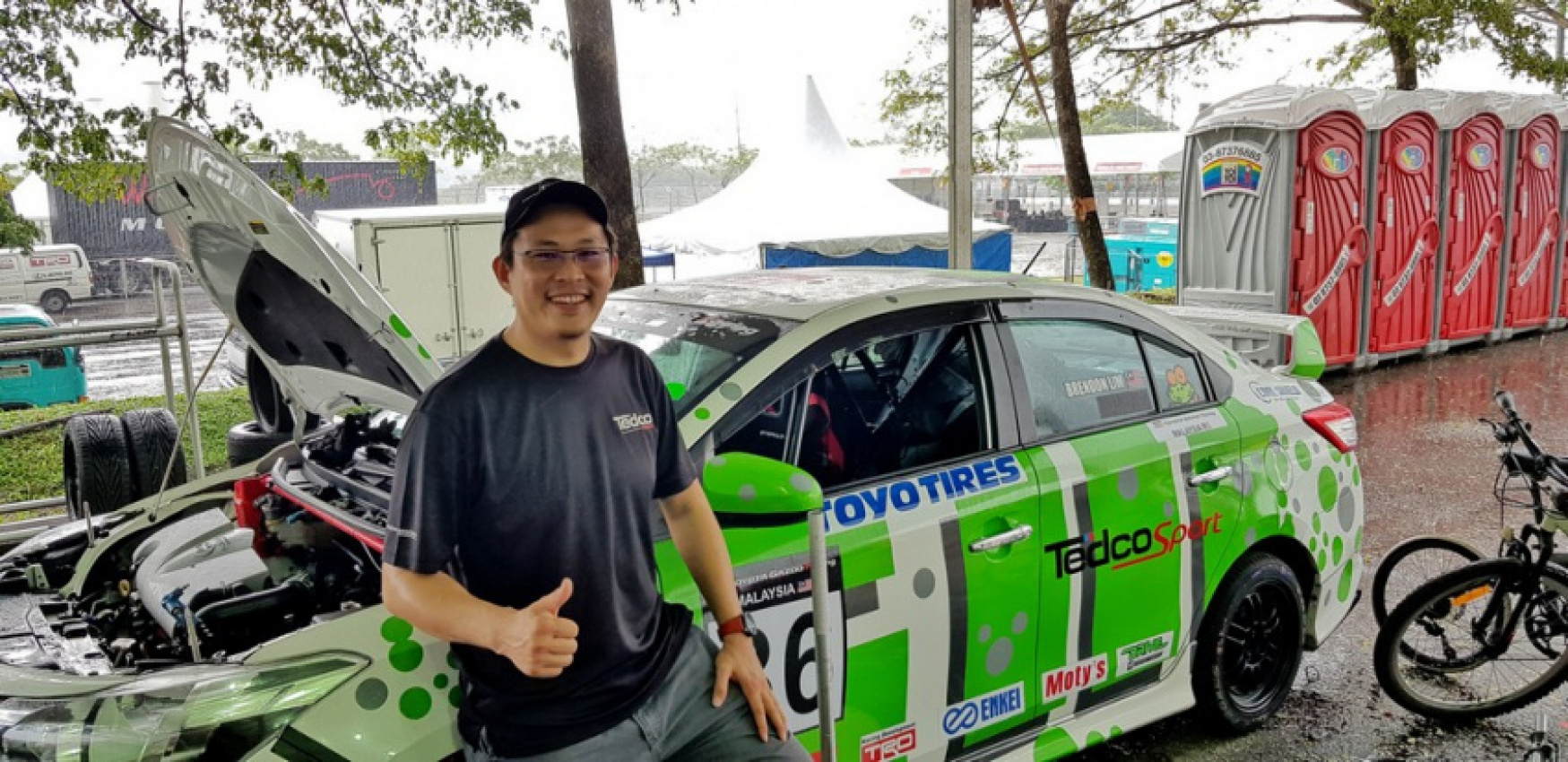autos, car brands, cars, toyota, toyota gazoo racing, toyota gazoo racing festival at maeps day 1 – as unpredictable as the weather