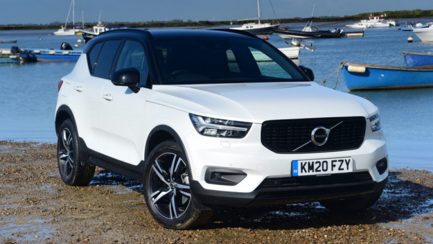 autos, cars, jaguar, reviews, volvo, android, small suvs, suvs, volvo xc40, android, volvo xc40 vs jaguar e-pace: 2022 twin test review