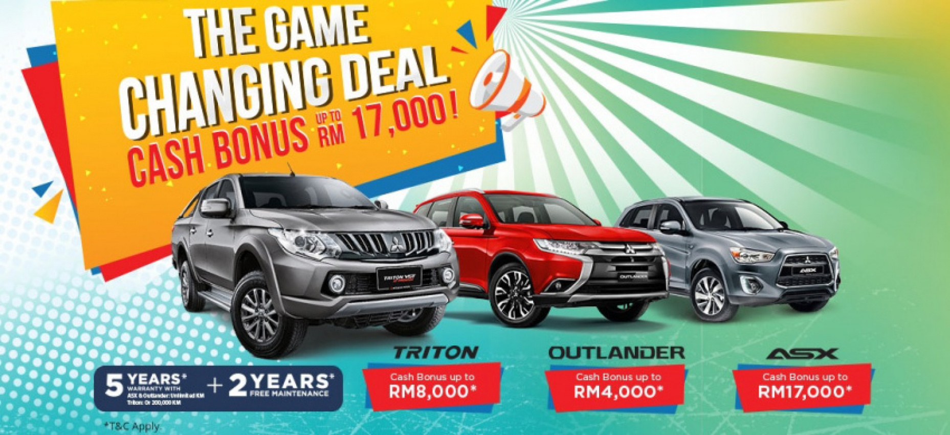 autos, car brands, cars, mitsubishi, mitsubishi motors malaysia ‘game changing deal’ offers up to rm17k bonus on selected models