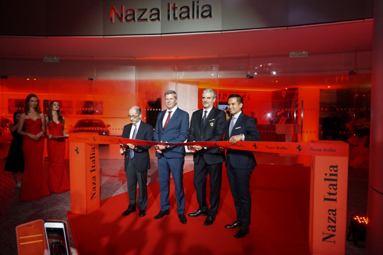 autos, car brands, cars, ferrari, naza italia, new ferrari showroom officially opened in kuala lumpur