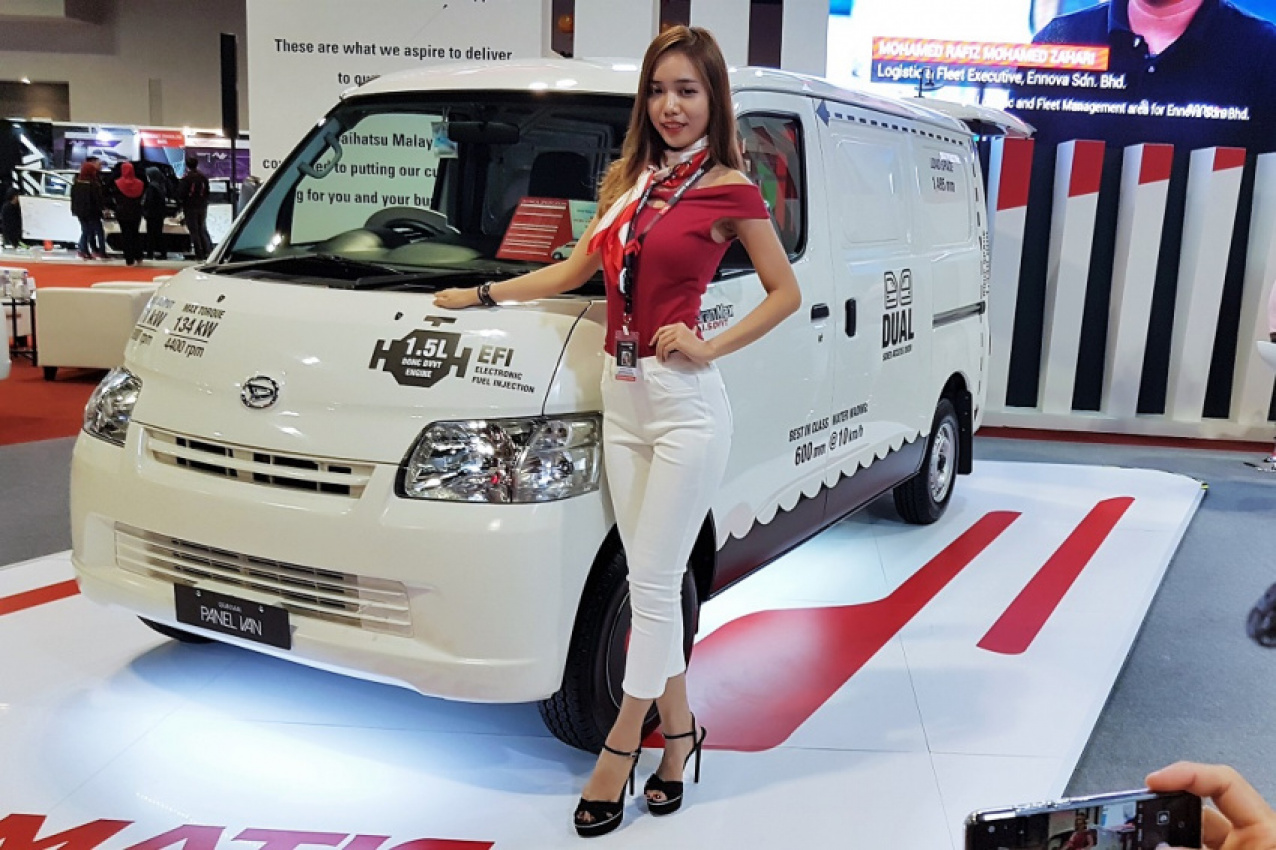 autos, cars, commercial vehicles, daihatsu, commercial van, daihatsu malaysia, malaysia, motor show, daihatsu malaysia shows versatility of gran max panel van at klims 2018
