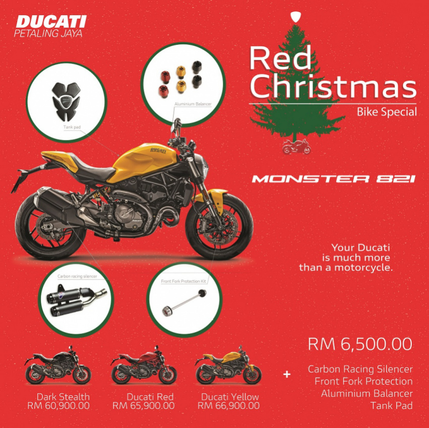 autos, bikes, cars, ducati, bike, ducati malaysia, malaysia, motorbike, motorcycle, promotion, ducati malaysia red christmas promotion offers rebates up to 80%