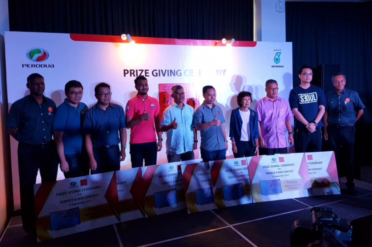 autos, car brands, cars, contest, perodua, perodua presents prizes to service and win contest winners; grand prize – axia.