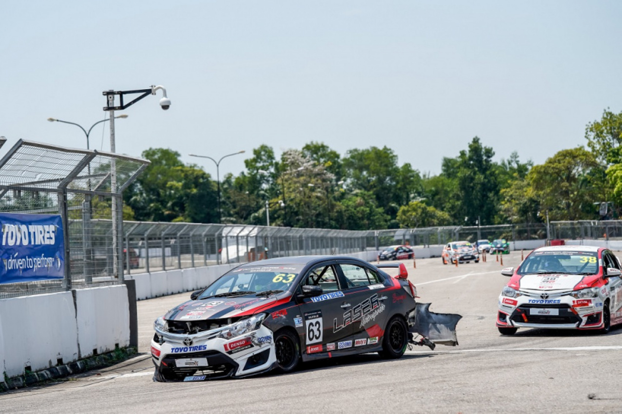 autos, car brands, cars, toyota, automotive, malaysia, motorsports, penang, racing festival, toyota gazoo racing, toyota vios, toyota vios challenge, umw toyota motor, more thrills and spills in race 2 of toyota vios challenge in batu kawan