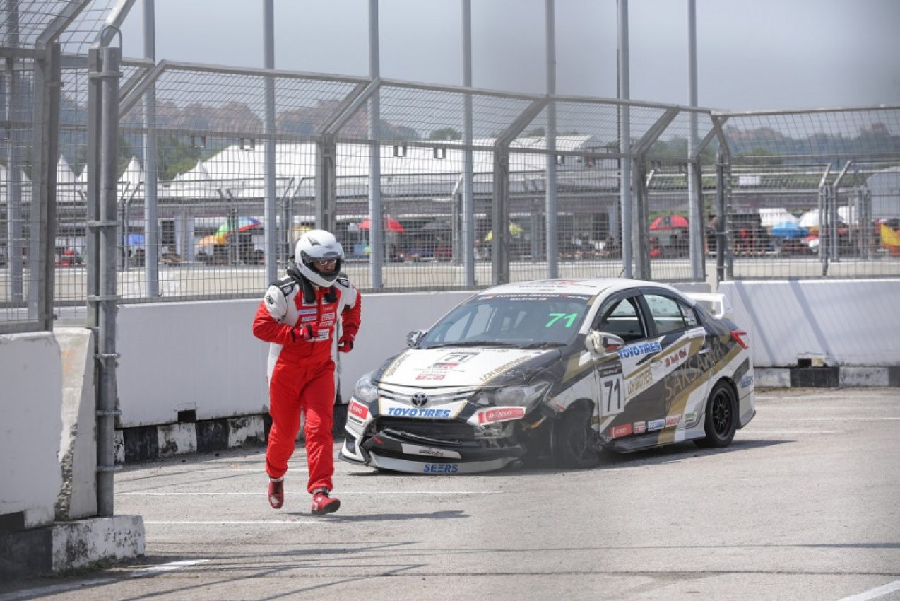 autos, car brands, cars, toyota, automotive, malaysia, motorsports, penang, racing festival, toyota gazoo racing, toyota vios, toyota vios challenge, umw toyota motor, more thrills and spills in race 2 of toyota vios challenge in batu kawan
