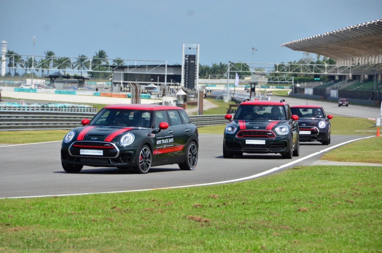 autos, car brands, cars, mini, mini cooper, mini malaysia introduces john cooper works range with mini track days at sepang circuit