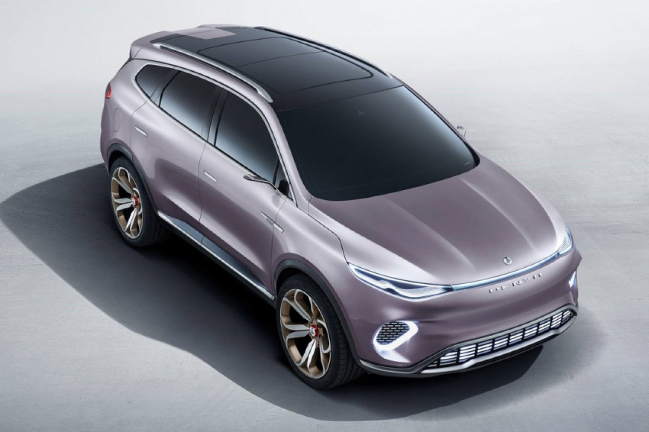 autos, car brands, cars, automotive, china, concept, daimler, denza, electric vehicle, mercedes-benz, plug in hybrid, denza concept x debuts; on sale early 2020