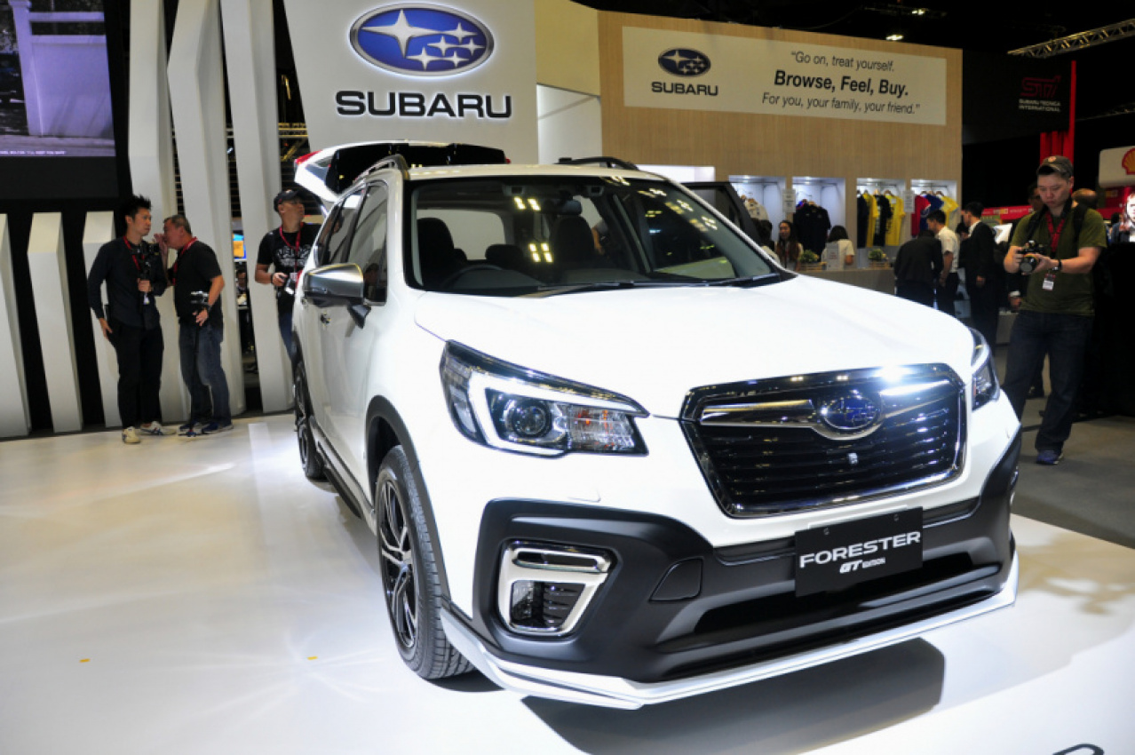 autos, car brands, cars, android, automotive, cars, concept, motor image, motor show, sedan, singapore, singapore motorshow, subaru, android, motor image showcases visiv adrenaline concept, updated forester and impreza models at singapore motorshow 2020