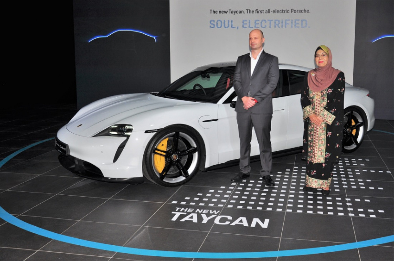 autos, car brands, cars, porsche, automotive, cars, electric vehicle, malaysia, porsche taycan, sime darby auto performance, sports car, full-electric porsche taycan launched in malaysia