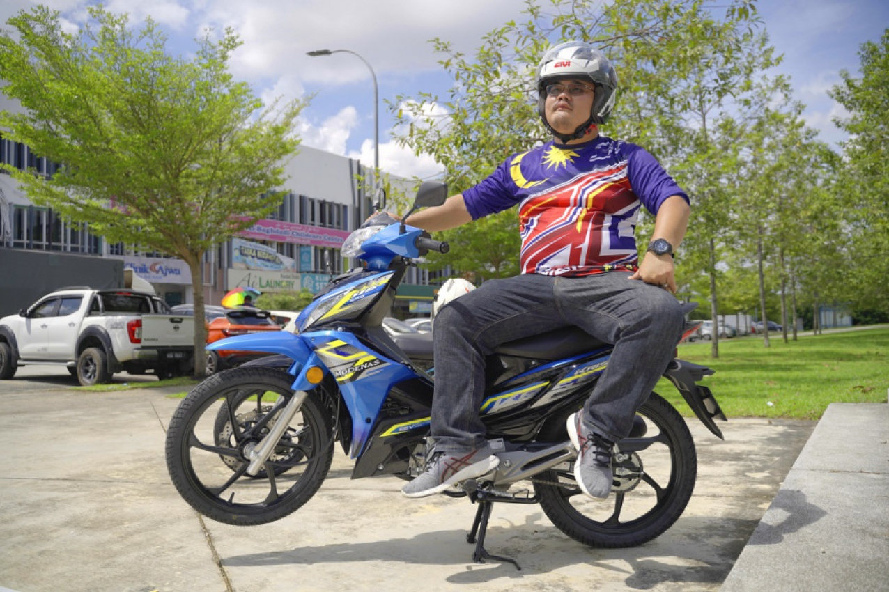 autos, bikes, cars, automotive, malaysia, modenas, moped, motorbike, motorcycle, motosikal dan enjin nasional sdn bhd, modenas kriss 110 disc brake variant launched in malaysia