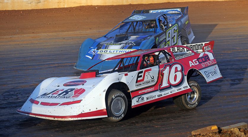 all dirt late models, autos, cars, seawright cashes $5,000 cabin fever check