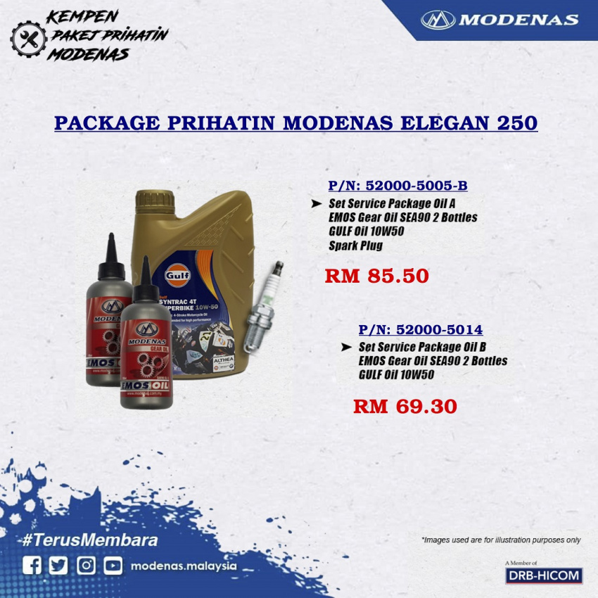 autos, bikes, cars, aftersales, dealership, modenas, motorcycle, motosikal dan enjin nasional sdn bhd, promotion, service, service centre, spare parts, modenas prihatin service package offers more savings