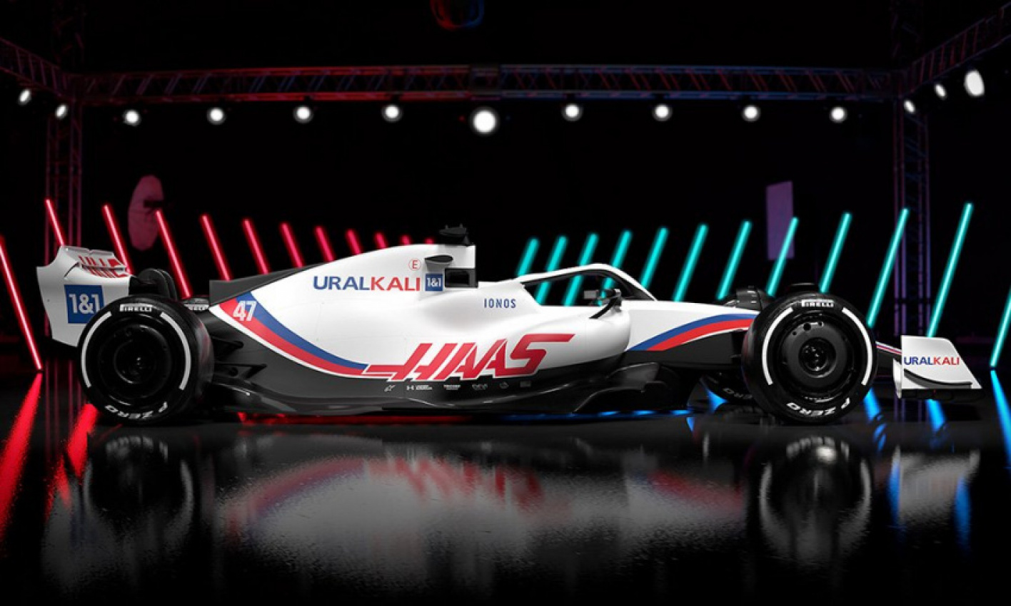 autos, cars, reviews, haas f1 team is the first to show off the livery of its 2022 contender