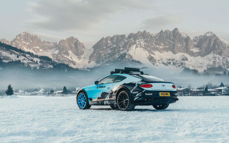 autos, bentley, cars, car news, bentley builds radical continental gt w12 for ice racing