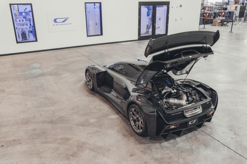 autos, cars, hypercar, car news, the czinger 21c is a 270mph hypercar with a 3d-printed chassis
