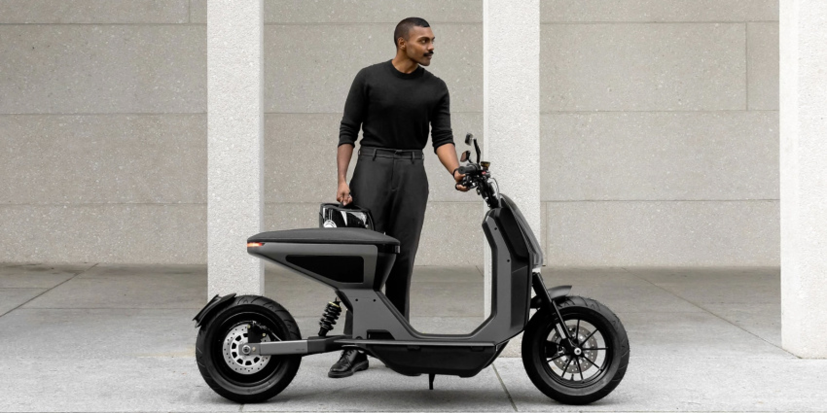autos, cars, new high-speed german electric scooter offers modern styling, breaks from competitors