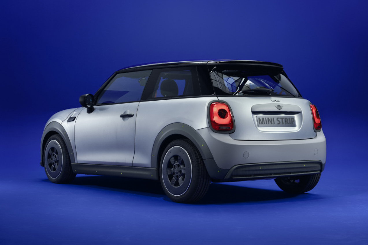 autos, cars, mini, car news, car price, cars on sale, manufacturer news, the mini strip is a minimalist one-off concept car designed with paul smith