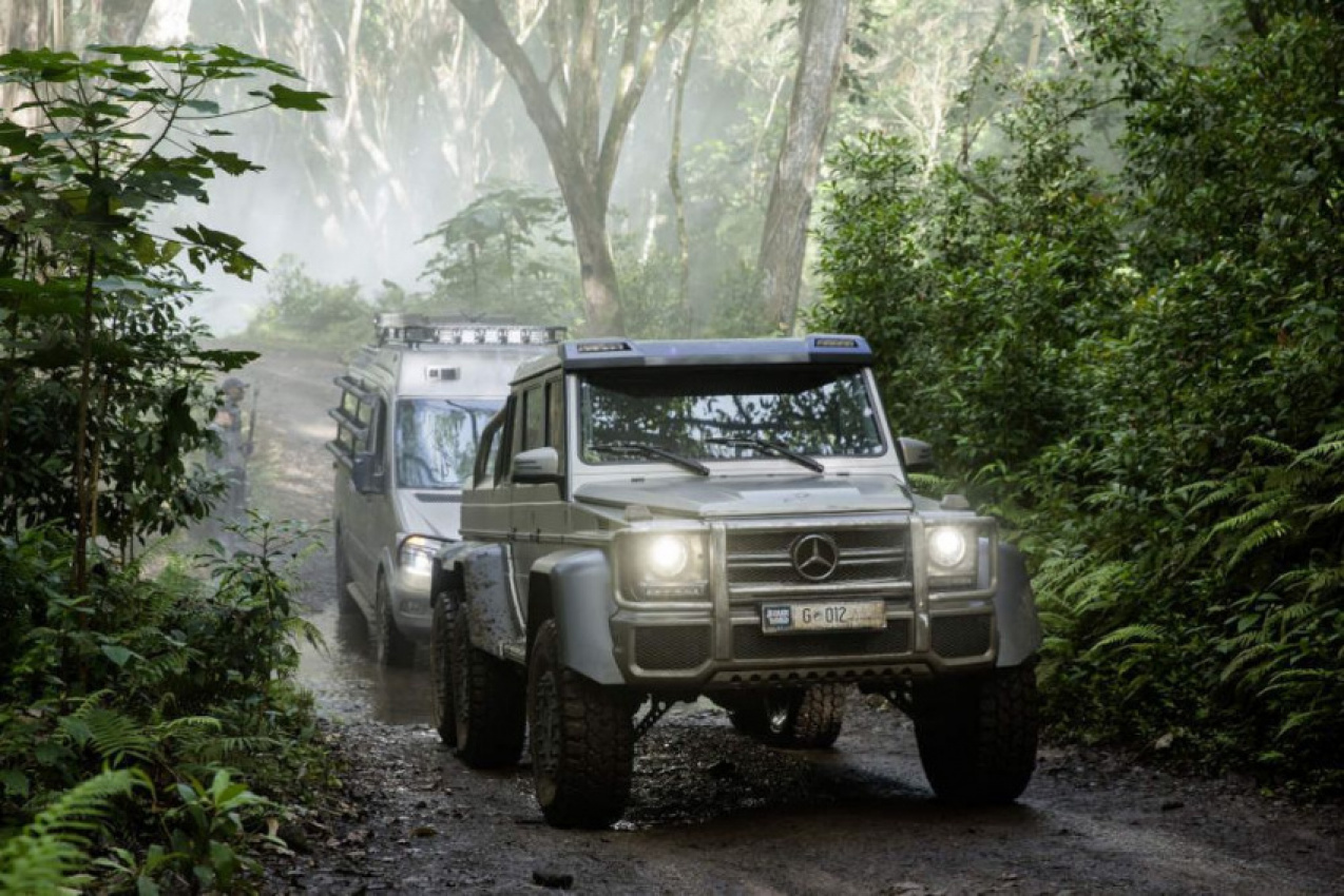 autos, cars, mercedes-benz, reviews, insights, jurassic world, mercedes, mercedes-benz has the vehicles you need to escape from dinosaurs in jurassic world