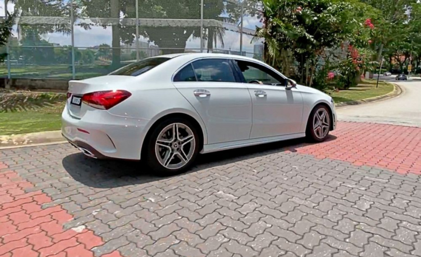 autos, cars, mercedes-benz, mg, reviews, a 250, a-class, amg line, m260, malaysia, mbux, mercedes, review, sedan, v177, review: 2021 mercedes-benz a 250 sedan amg-line - finally a real 'benz', only smaller