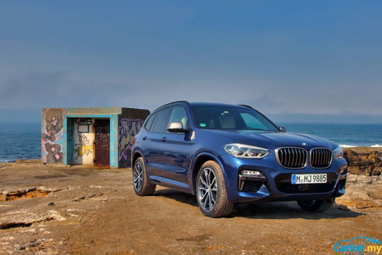 autos, bmw, cars, reviews, bmw x3, x3, review: 2018 g01 bmw x3 - m40i, xdrive30d sampled in portugal