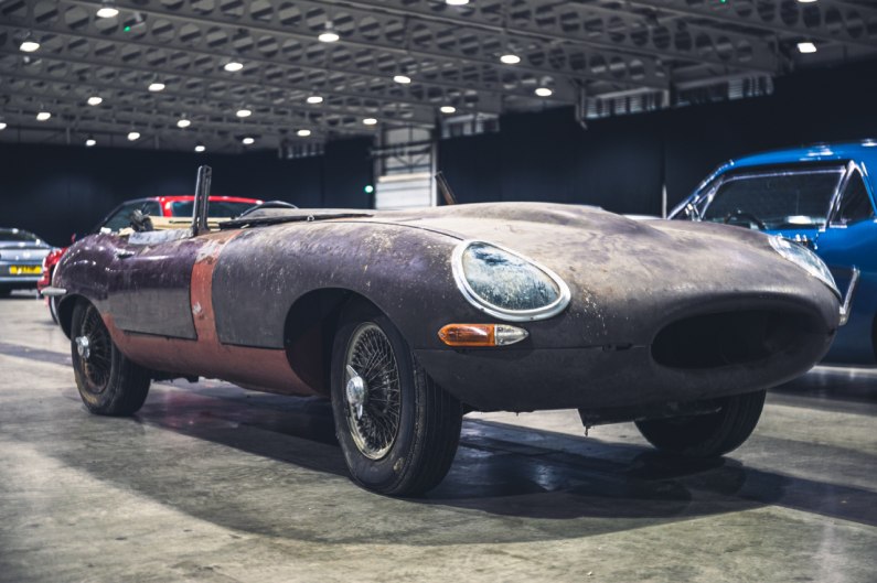 autos, cars, jaguar, car news, 60th jaguar e-type built up for auction on model's 60th anniversary
