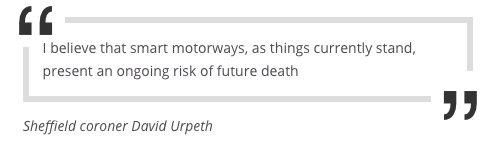 autos, cars, smart, car news, commute, review, smart motorways present ongoing risk of future deaths, coroner concludes
