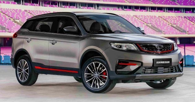 autos, cars, geely, auto news, boyue, geely boyue asian games edition, the 2021 geely boyue asian games edition looks like a suv that proton would have made
