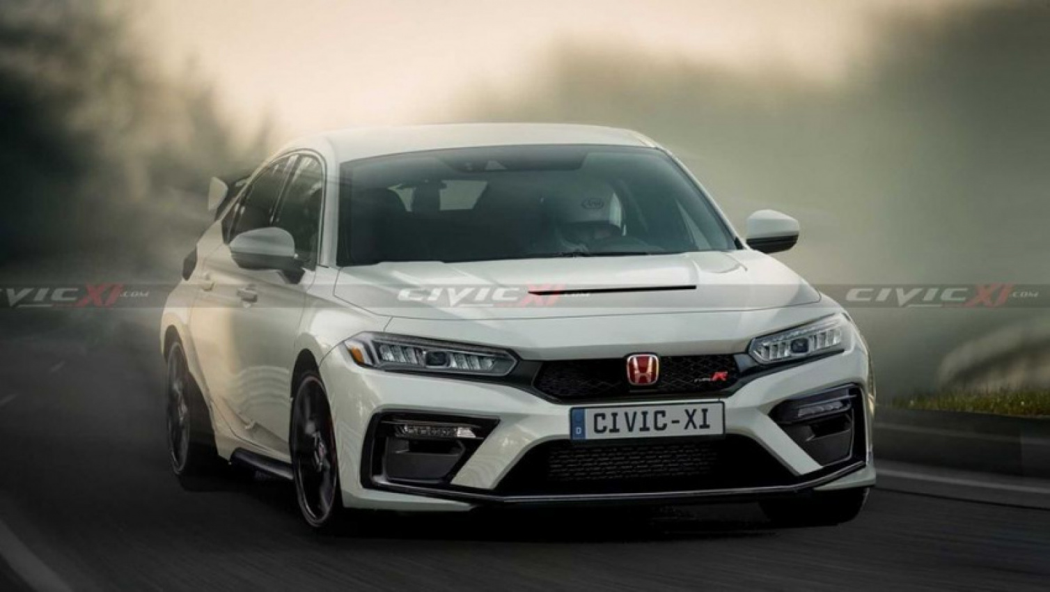 autos, cars, honda, auto news, civic, civic type r, honda civic, honda civic type r, new honda civic type r rendered, arriving in 2022?