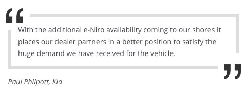 autos, cars, kia, ram, car news, kia ramps up e-niro availability to meet demand