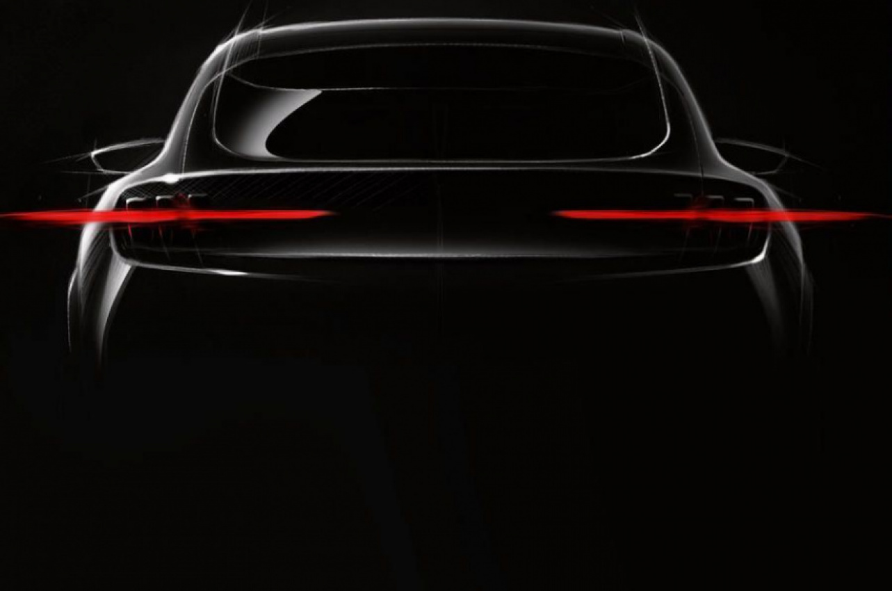 autos, cars, ford, auto news, mach-e, mustang, ford teases mustang-inspired electric suv
