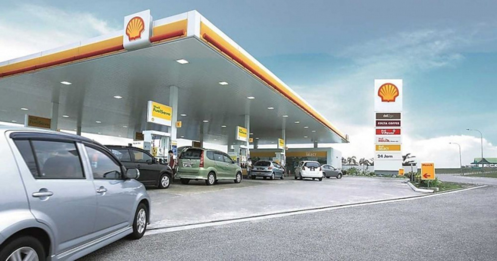 autos, cars, porsche, auto news, dc charger, fast charger, malaysia, network, shell, taycan, porsche and shell team up to introduce cross-country fast-charge ev network