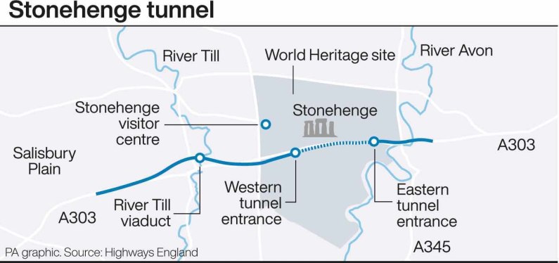 autos, cars, car news, commute, review, stonehenge tunnel plan gets go-ahead from grant shapps