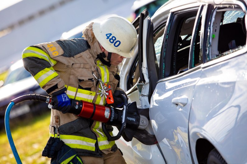 autos, cars, volvo, car news, manufacturer news, volvo drops cars from 30 metres to help rescue services hone life-saving skills