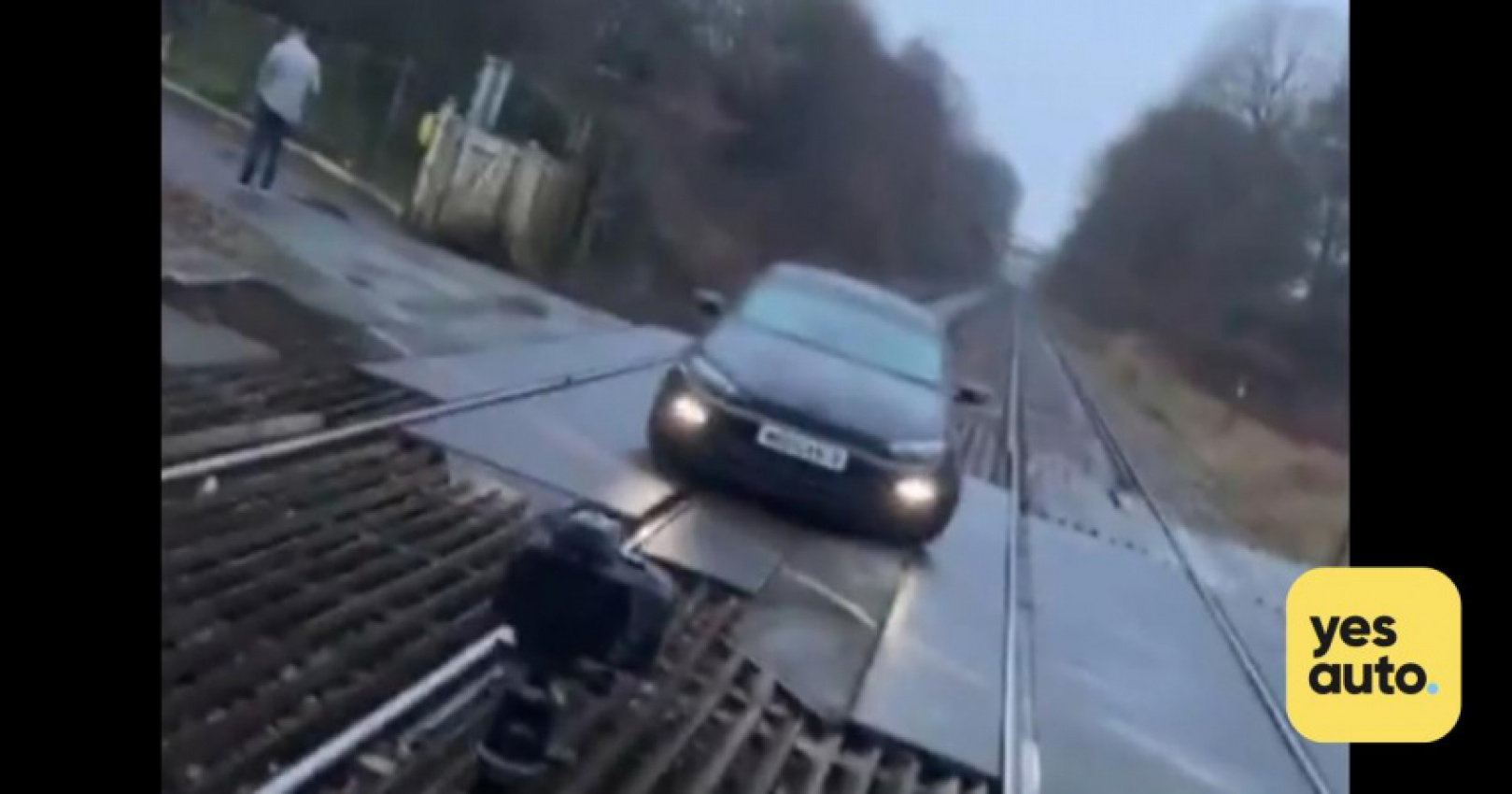 autos, cars, car news, highway code, police investigate car photoshoot on live train track