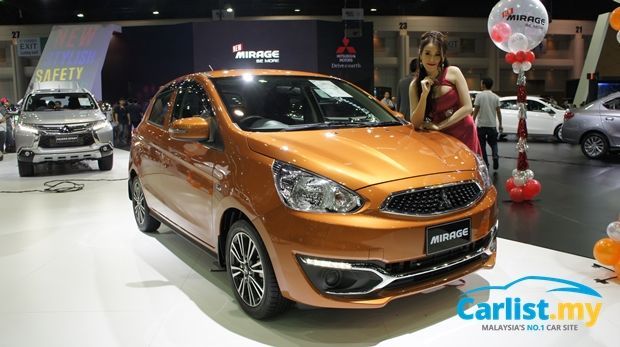 autos, cars, mitsubishi, auto news, mirage, mitsubishi mirage, bangkok 2015: new mitsubishi mirage launched in thailand - impressive list of safety features!