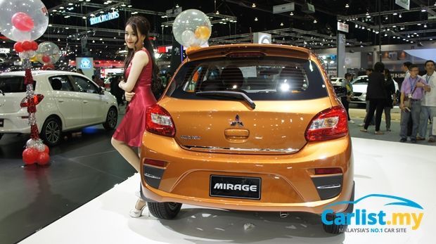 autos, cars, mitsubishi, auto news, mirage, mitsubishi mirage, bangkok 2015: new mitsubishi mirage launched in thailand - impressive list of safety features!