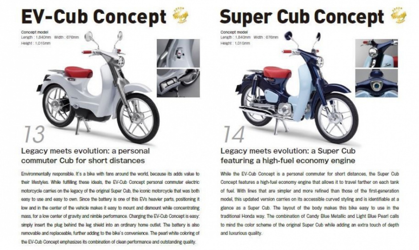 autos, cars, honda, auto news, ev-cub concept, motorcycle, super cub concept, tokyo motor show, tokyo 2015: honda reinvents its iconic super cub and unveils the ev-cub concept