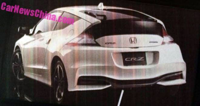 autos, cars, honda, 2016 honda cr-z, auto news, honda cr-z, leaked: 2016 honda cr-z facelift revealed with new styling inside and out