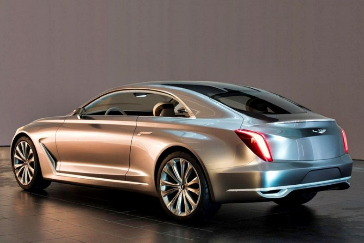 autos, cars, hyundai, 2015 hyundai, auto news, concept, coupe, genesis, los angeles, pebble beach, vision g concept, hyundai unveils futuristic vision g concept