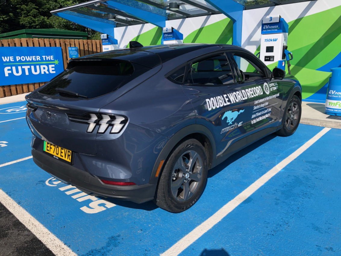 autos, cars, electric vehicle, ford, car news, car price, cars on sale, manufacturer news, ford takes electric vehicle charging world records to three