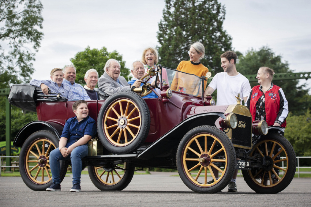 autos, cars, ford, car news, car price, cars on sale, manufacturer news, 101-year-old gets behind the wheel of electric ford – 90 years after first driving a model t