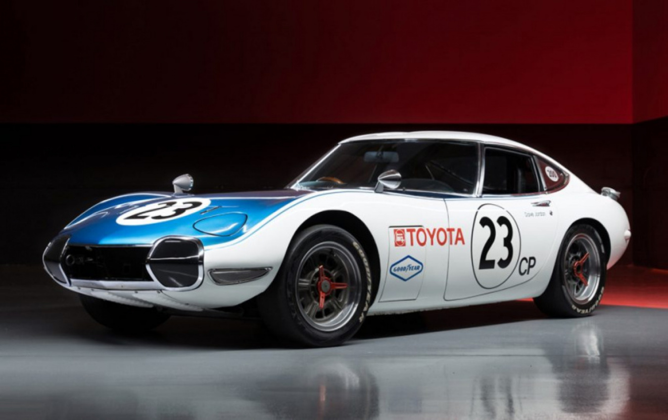 autos, cars, shelby, toyota, auction, classic, racing, supercars, a toyota 2000gt souped by carroll shelby could sell for millions
