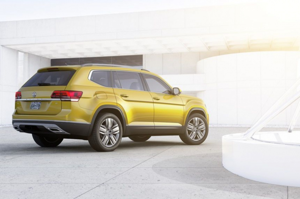 autos, cars, volkswagen, android, atlas, auto news, teramont, volkswagen atlas, volkswagen teramont, android, 2018 volkswagen atlas premieres; mqb-based suv for the us
