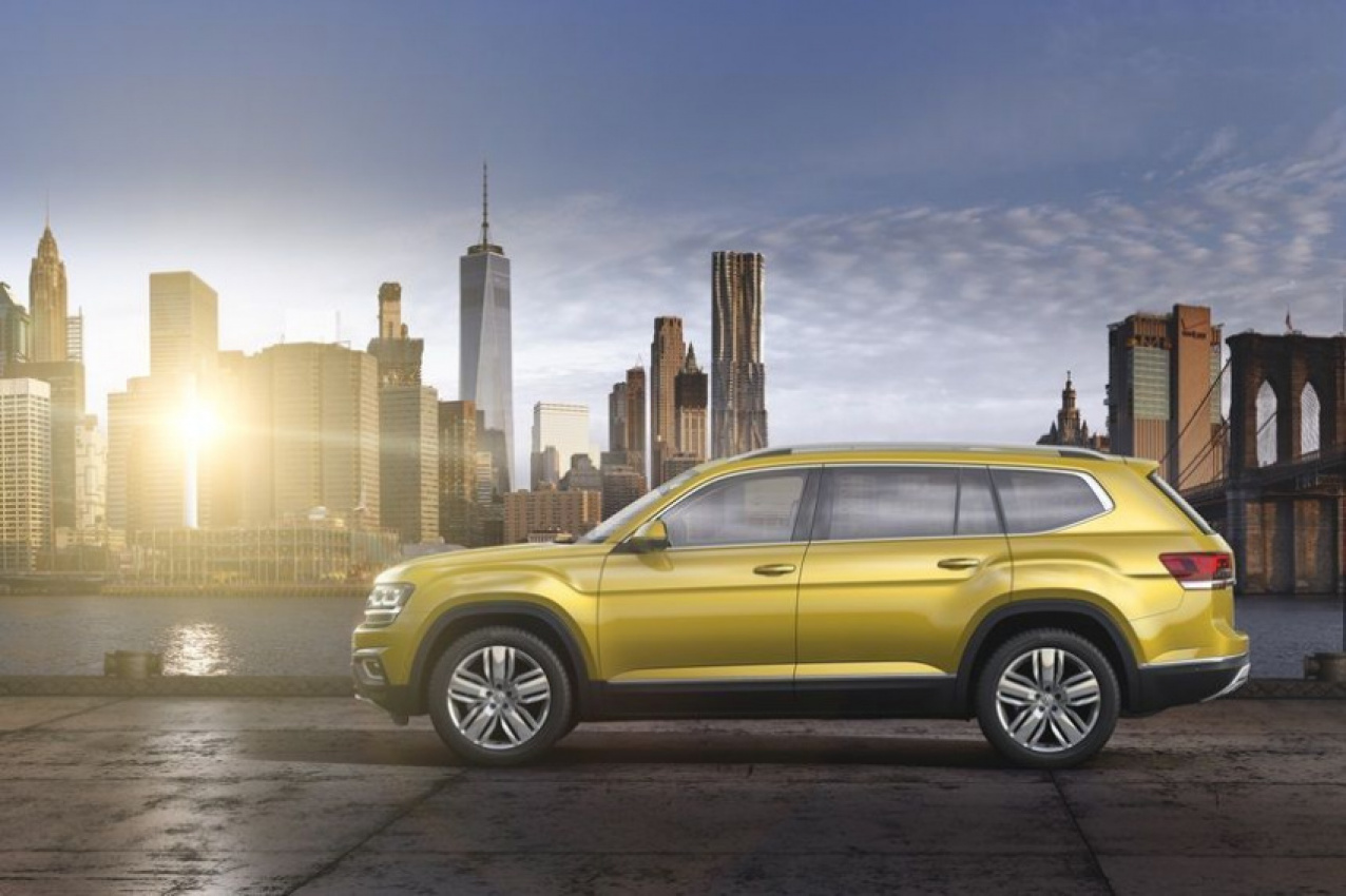 autos, cars, volkswagen, android, atlas, auto news, teramont, volkswagen atlas, volkswagen teramont, android, 2018 volkswagen atlas premieres; mqb-based suv for the us