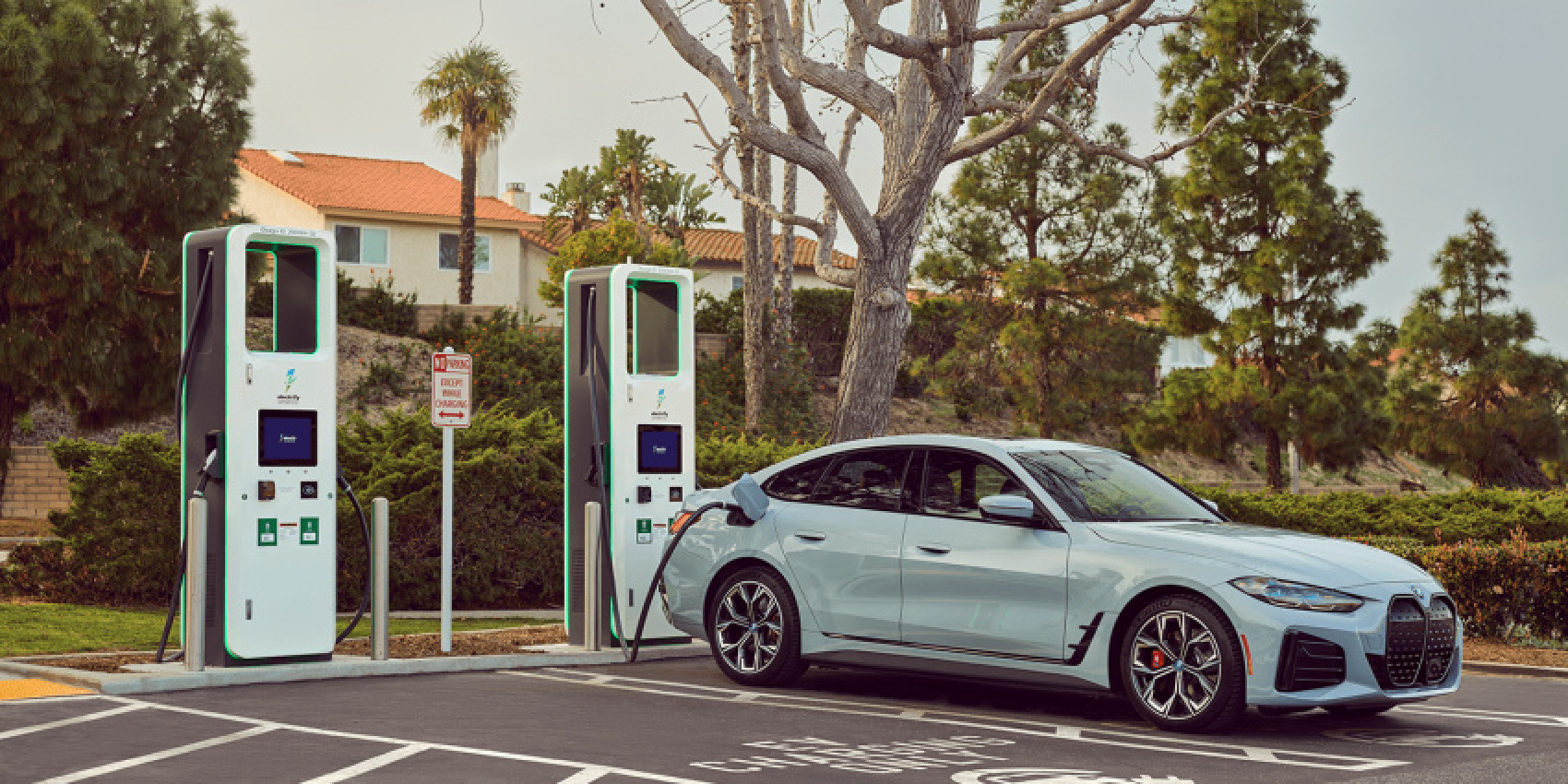 autos, bmw, cars, electric vehicle, energy & infrastructure, charging stations, electrify america, roaming, volkswagen, free charging for bmw ix & i4 at electrify america