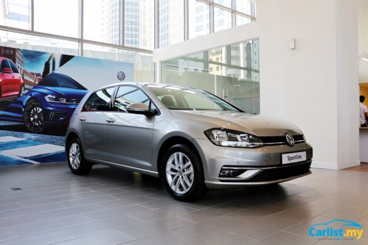autos, cars, volkswagen, android, auto news, golf, launches, volkswagen golf, vw, android, new volkswagen golf mk 7.5 introduced in malaysia – sportline, r-line, gti, and r – from rm 155,990