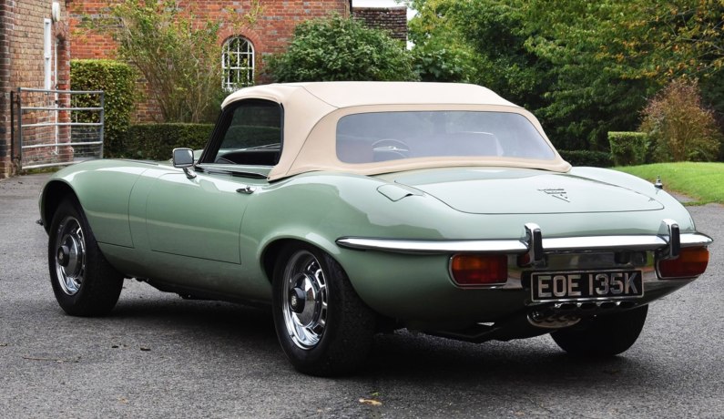 autos, cars, jaguar, car news, a 1972 jaguar e-type formerly owned by kevin keegan undergoes restoration